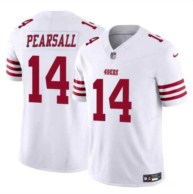 Men & Women & Youth San Francisco 49ers #14 Ricky Pearsall White 2024 Draft F.U.S.E. Vapor Untouchable Limited Stitched Jersey->san francisco 49ers->NFL Jersey